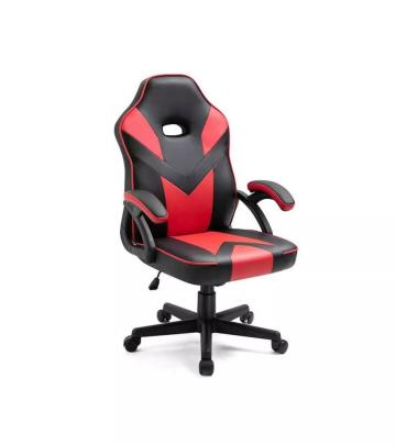 Scaun rotativ Pixel negru-rosu de la Leziter Kft.