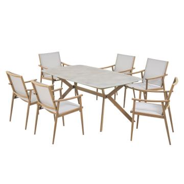 Set de mobilier de gradina Napa cu 6 locuri