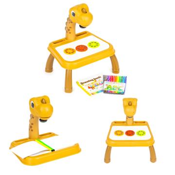 Tabla de desen dinozauri proiector 12 markere 24 modele de la Leziter Kft.