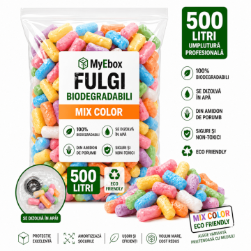 Fulgi biodegradabili mini mix color 500 litri de la Euromaidec Srl
