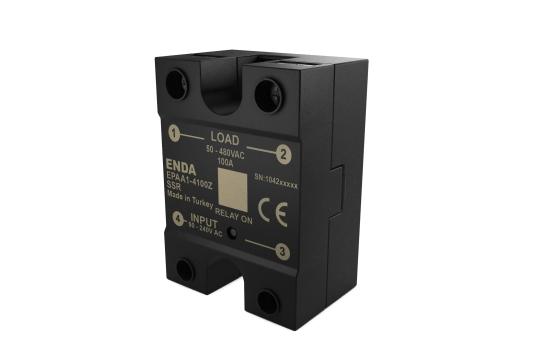Releu static monofazat SSR ENDA EPAA1-240Z 40A 90-240V AC de la Caldor Heat &Engineering Srl