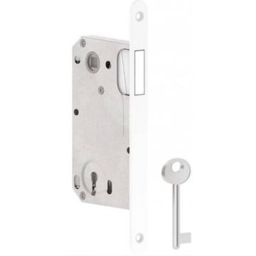 Broasca magnetica alb mat 90/50 cheie de la Manere Usi Srl