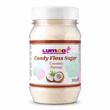 Zahar cu aroma nuca cocos pentru vata de zahar, 300g - Lumea de la Lumea Basmelor International Srl