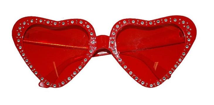 Ochelari petrecere in forma de inima FF60715