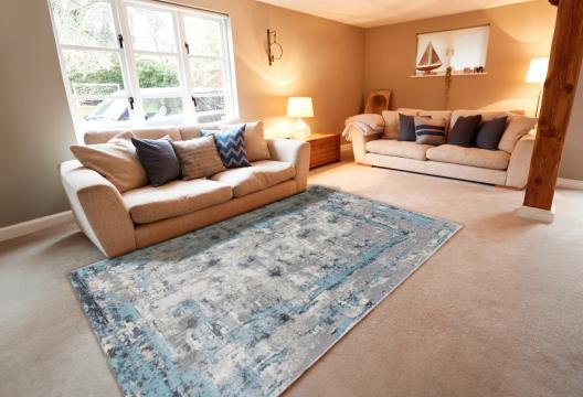 Covor living Rose 50122 Turcoaz MoftX