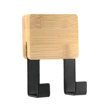Carlig x2 bamboo - negru