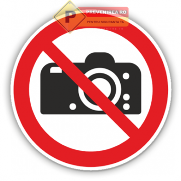 Semne de interzicere interzis fotografiatul