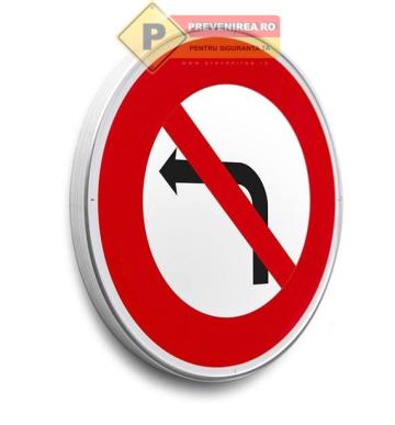 Indicator Interzis a vira la stanga