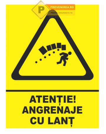 Indicator pentru angrenaj cu lant