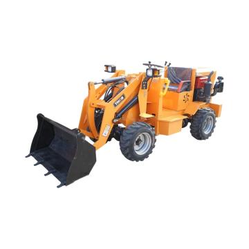 Mini incarcator frontal articulat 900kg 4x4, motor diesel de la Gold Smart Engine Srl