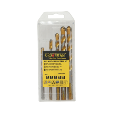 Set 5 burghie multifunctionale 5-12mm pentru metal, aluminiu