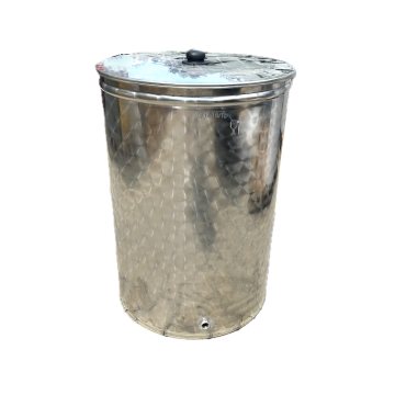 Cisterna inox cu capac de praf Eco Fpo 500 L, Enotoscana