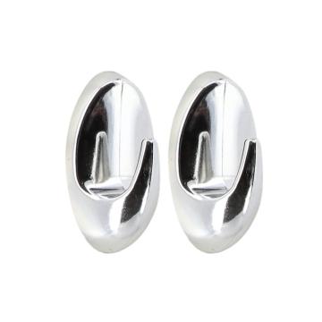 Carlig x2 pvc oval - crom