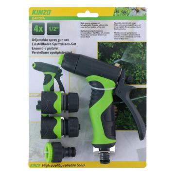 Kit pentru udare a gradinii cu pistol si cuplaje