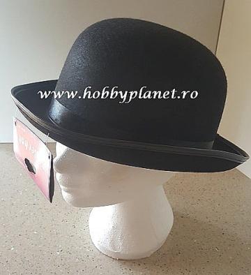 Palarie de englez - Bowler - neagra