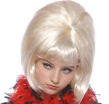 Peruca petrecere blonda Sexy anii 60 blond - 57331 de la Hobbyplanet Romania