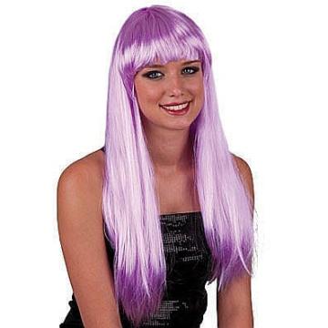 Peruca petrecere par lung Pony , violet - 57646 de la Hobbyplanet Romania