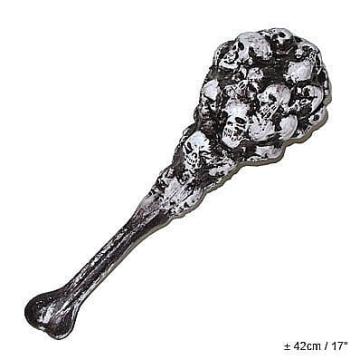 Accesoriu party Sceptru Halloween cu cranii
