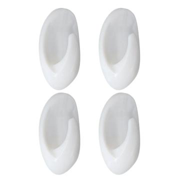 Carlig x4 pvc oval - alb de la URBANIX SRL