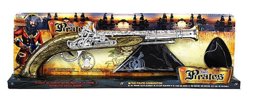 Set party pirati 4 piese bandana, masca ochi, pistol, cercel de la Hobbyplanet Romania