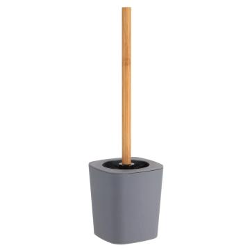 Perie de toaleta ABS bamboo - gri compozitie bambus + ABS