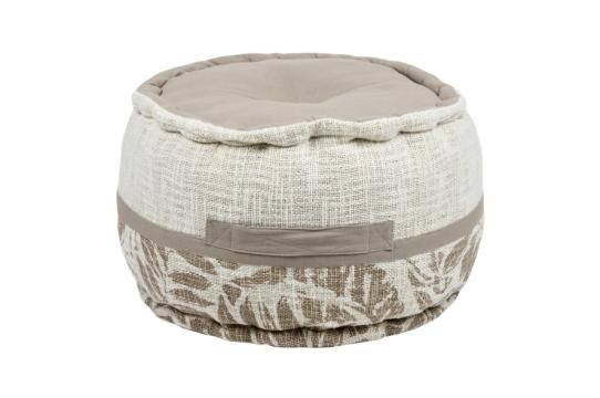 Fotoliu Pouf Hemera 40x30 cm, culoare greige de la URBANIX SRL