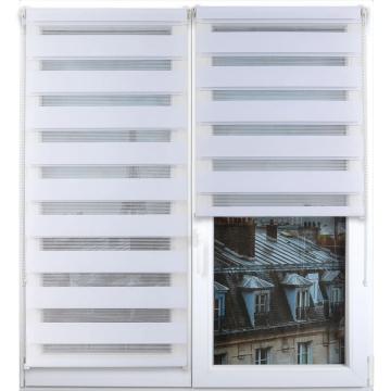 Rulou Zebra 45x180 cm - alb compozitie polyester de la URBANIX SRL