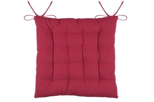 Perna de scaun Duo 38X38X3.5 cm, culoare rosu, 100% bumbac de la URBANIX SRL
