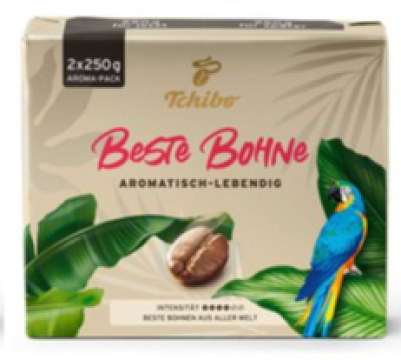 Cafea macinata, Tchibo Colombia Edition Beste Bohne, 2x 250g de la Activ SDA Srl