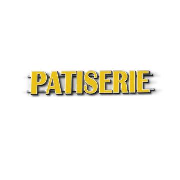 Litere volumetrice patiserie - Modern Galben