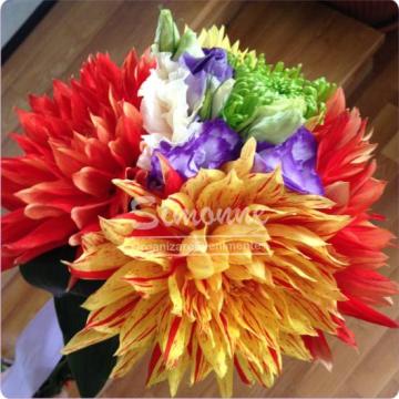 Buchet mireasa nasa colorat de la Simonne