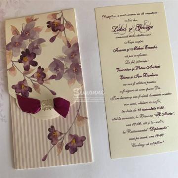 Invitatie nunta eleganta cu plic de la Simonne