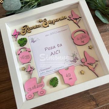 Cadou Shadow box personalizat, Zane Bune