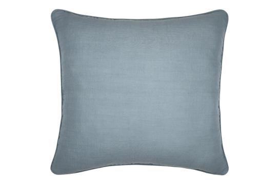 Perna decorativa Coline 45X45 cm, culoare bleu, 100% bumbac de la URBANIX SRL