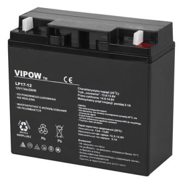 Acumulator gel plumb Vipow 12V, 17Ah